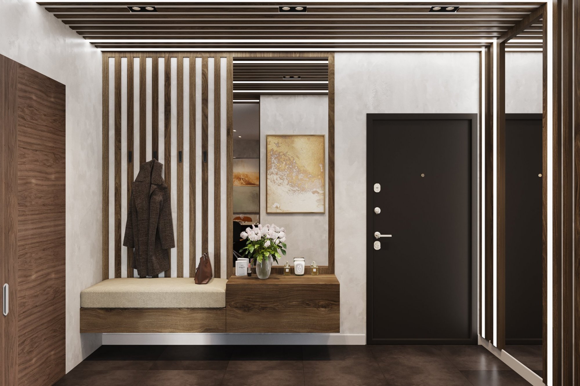 коридор дизайн в квартире 2022
